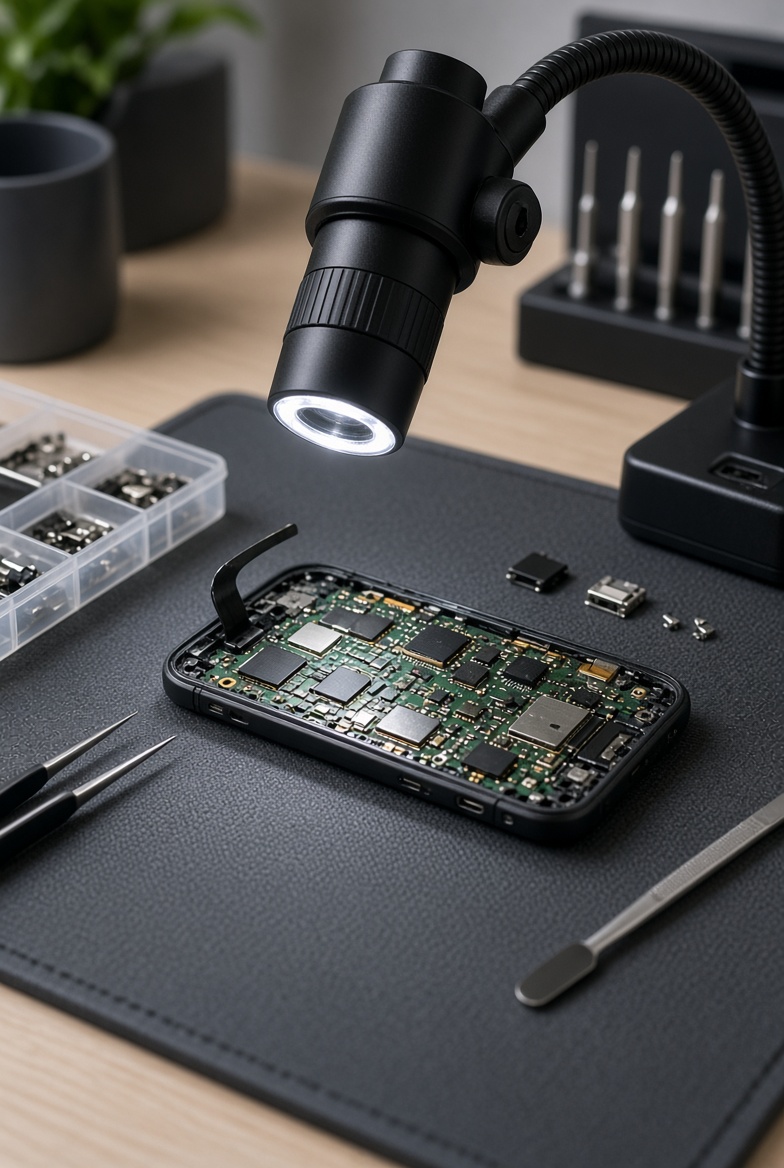 Getting started with a digital microscope in phone repair