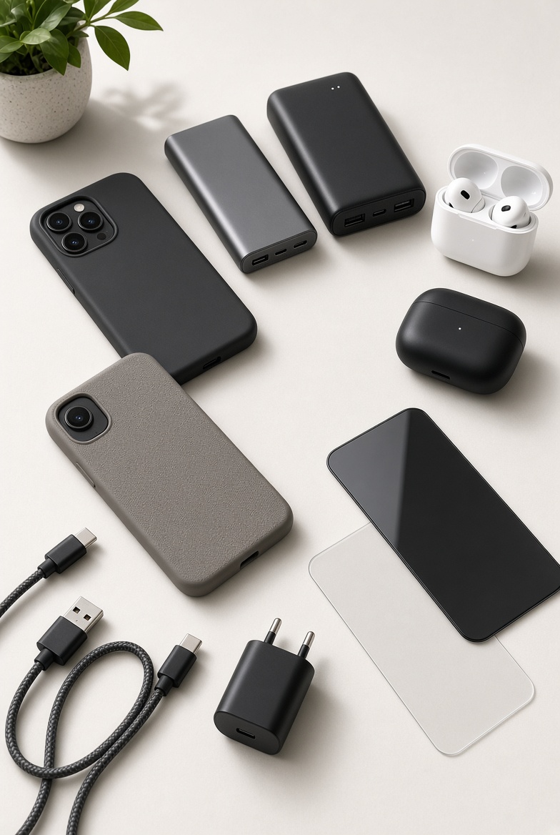 Cases, protectors, audio and daily gear