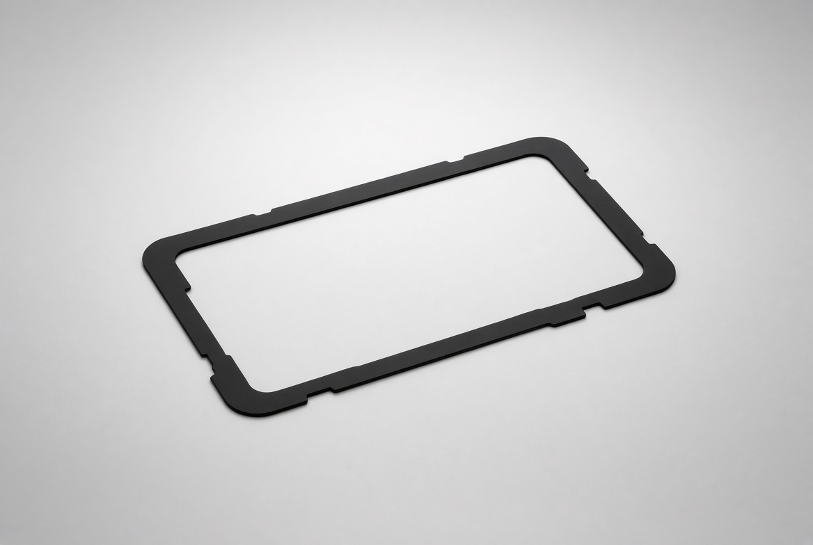Back cover sealing adhesive